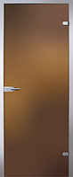 Дверное полотно Лайт/800 х 2000/Матовое бронзовое/левая