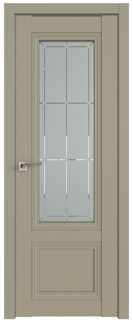 Дверь ProfilDoors Шеллгрей №2.103 U гравировка 1 Профильдорс