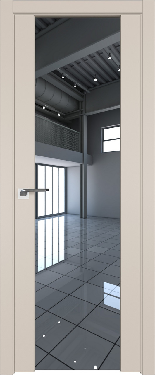 Дверь ProfilDoors Санд 8 U триплекс зеркальный Профильдорс
