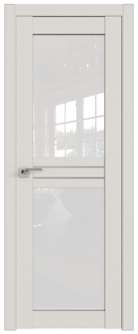 Дверь ProfilDoors 2.56U триплекс белый Дарквайт AL Профильдорс