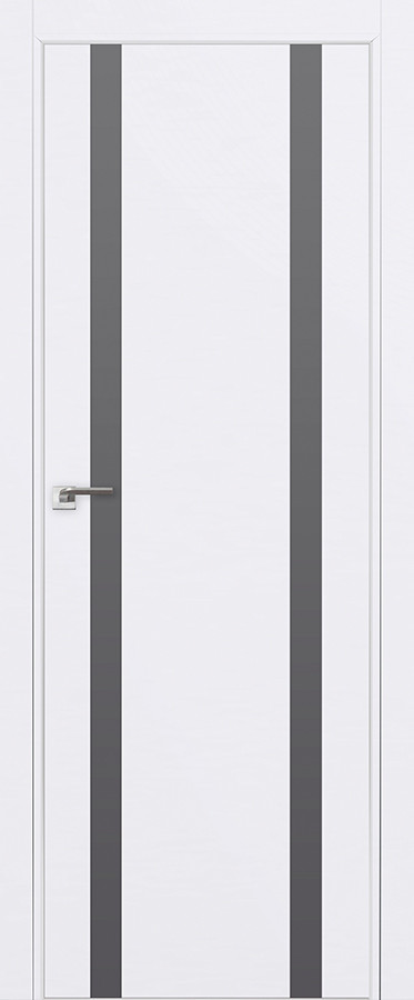 Дверь Аляска №9 E матовое серебро 2000*800 (190) кромка с 4-х сторон матовая Eclipse