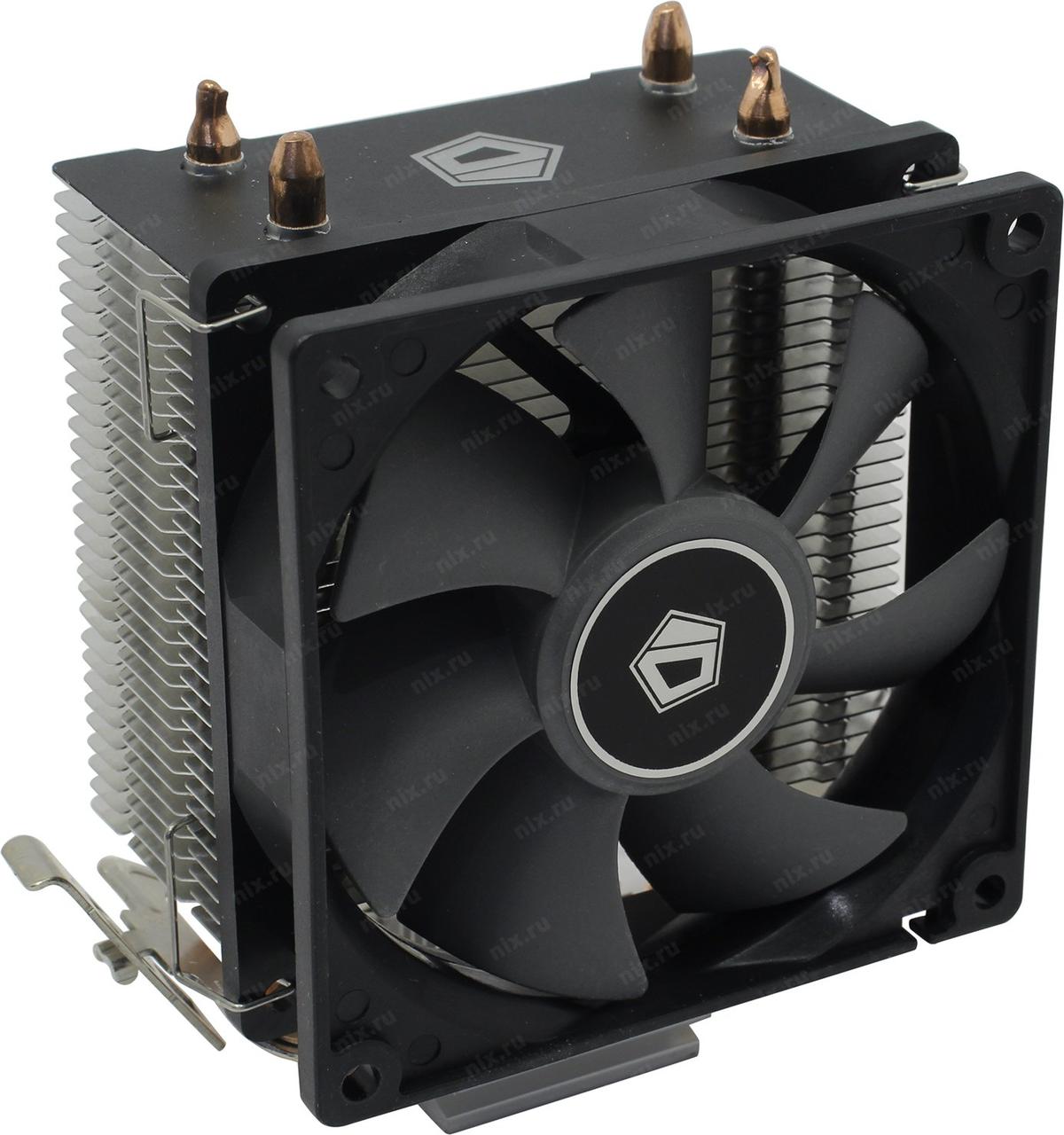 Кулер ID-Cooling SE-902-SD (3пин, 1155/1200/AM4-FM2, 23.1дБ, 2000об/мин, Al+тепл.трубки)