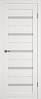 Дверное полотно Atum AL X7 800*2000 Polar Soft White Cloud Silver mould (Ю) Межкомнатная дверь
