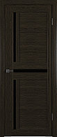 Дверное полотно GLLight 16 800*2000 дуб шоколад ультра черное (Ю) Межкомнатная дверь
