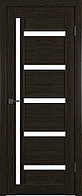 Дверное полотно GLLight 18 800*2000 дуб шоколад ультра белое (Ю)