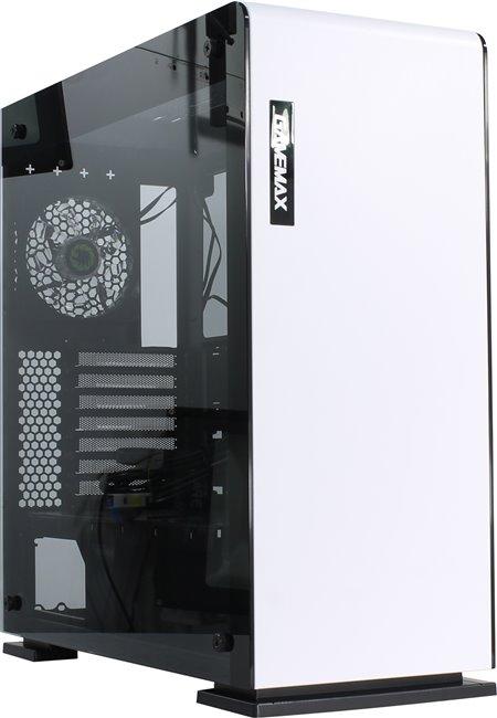 Miditower GameMax VEGA M909/9909 Glass White E-ATX без БП, с окном
