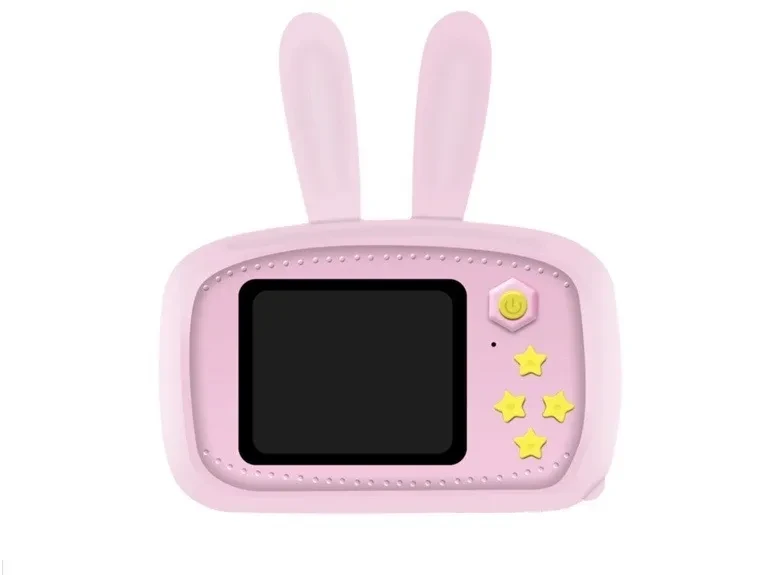 Детский фотоаппарат Gsmin Fun Camera Rabbit, розовый - фото 3 - id-p181195037