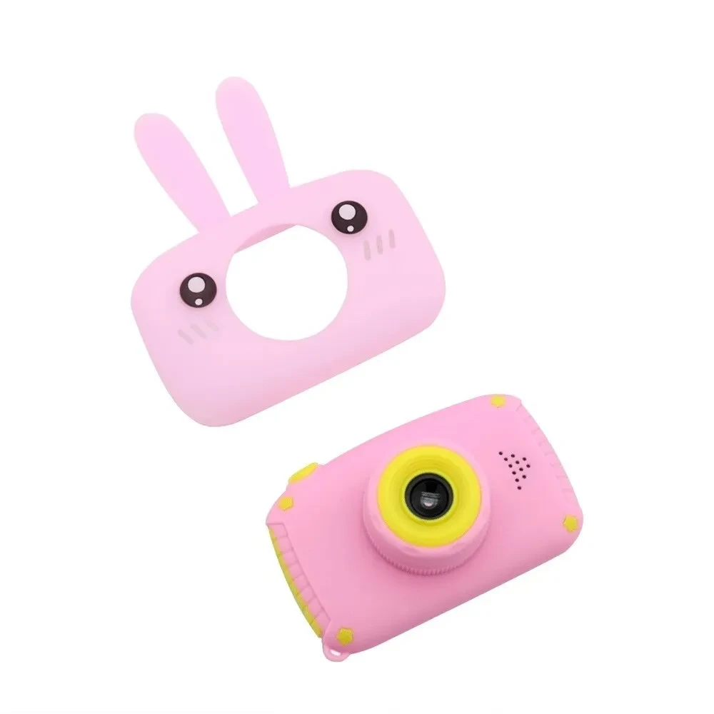 Детский фотоаппарат Gsmin Fun Camera Rabbit, розовый - фото 4 - id-p181195037