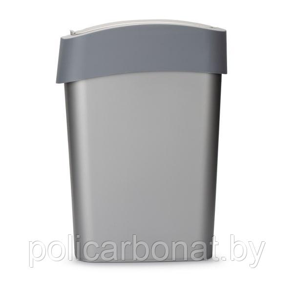 Конт. для мусора Pacific Flip Bin 25L, серый/графит - фото 6 - id-p107896035