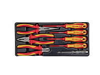 9-40618GP KING TONY Набор диэлектрического инструмента KING TONY 9-40618GP, ложемент, 8 предметов