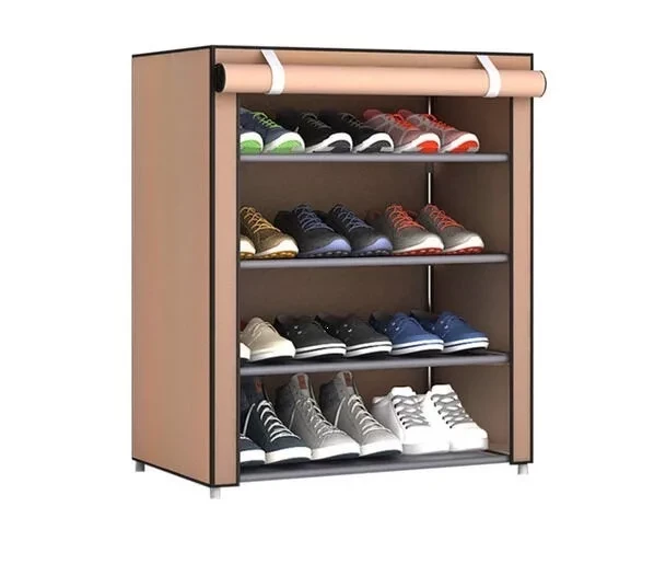 Шкаф-полка для обуви SHOE CABINET SHOE RACK (8238) Бежевый - фото 1 - id-p166675960