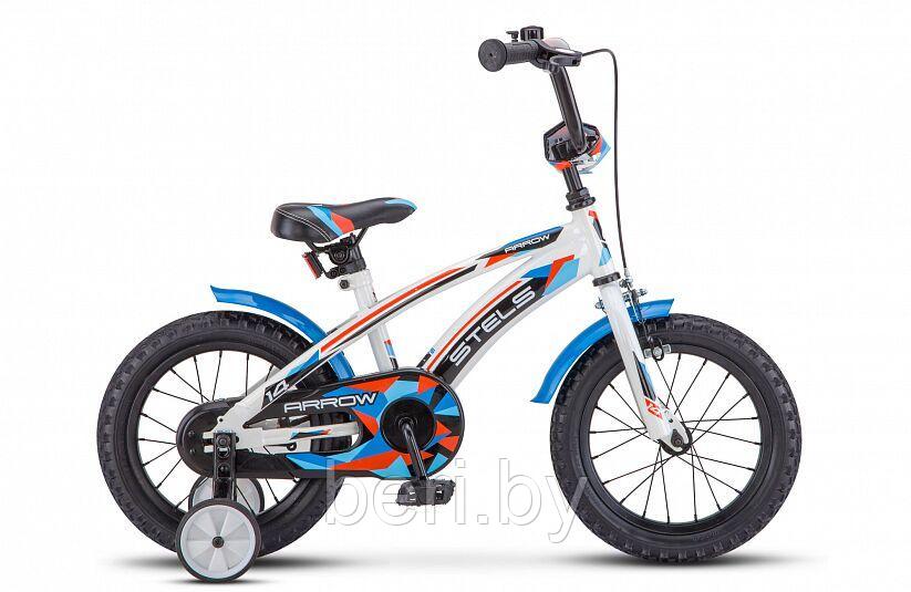 LU070699 Велосипед Stels Arrow 14 V020 синий/белый, 14", 3-5 лет