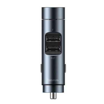 Автомобильное зарядное устройство Baseus Energy Column MP3 Charger (Wireless 5.0+5V/3.1A) (CCNLZ-0G) - фото 2 - id-p181223872