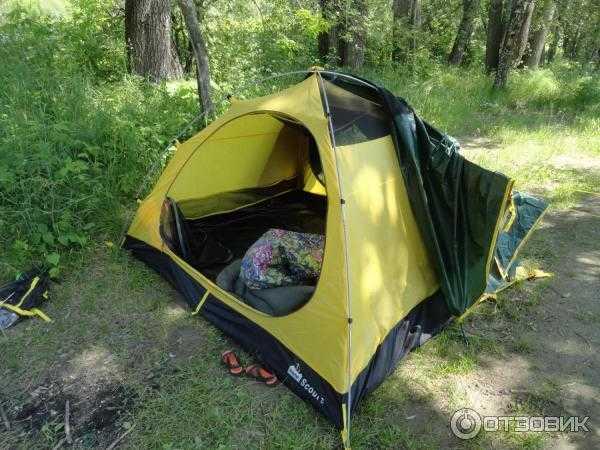 Палатка туристическая 3-х местная Tramp SCOUT 3 (V2) (6000 mm) - фото 3 - id-p181223926