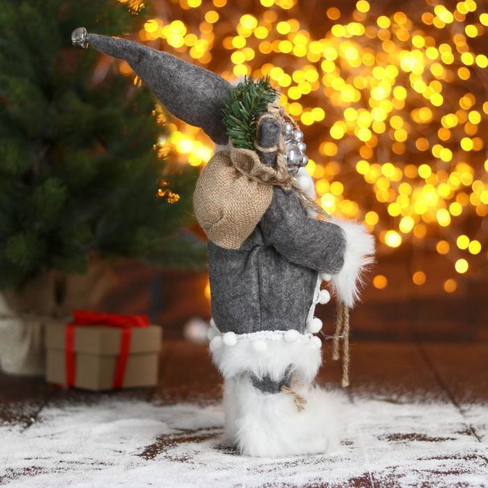 Дед Мороз "В сером тулупе со снегоступами" 16х30 см - фото 4 - id-p181225877