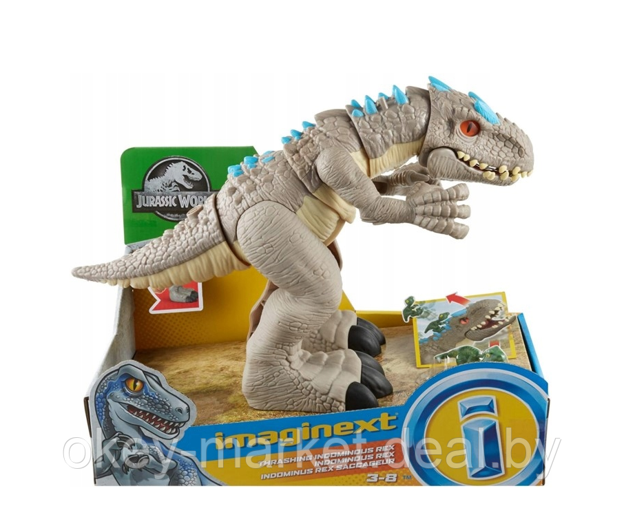 Фигурка динозавра Imaginext Jurassic World Индоминус Рекс GMR16 - фото 1 - id-p181226079