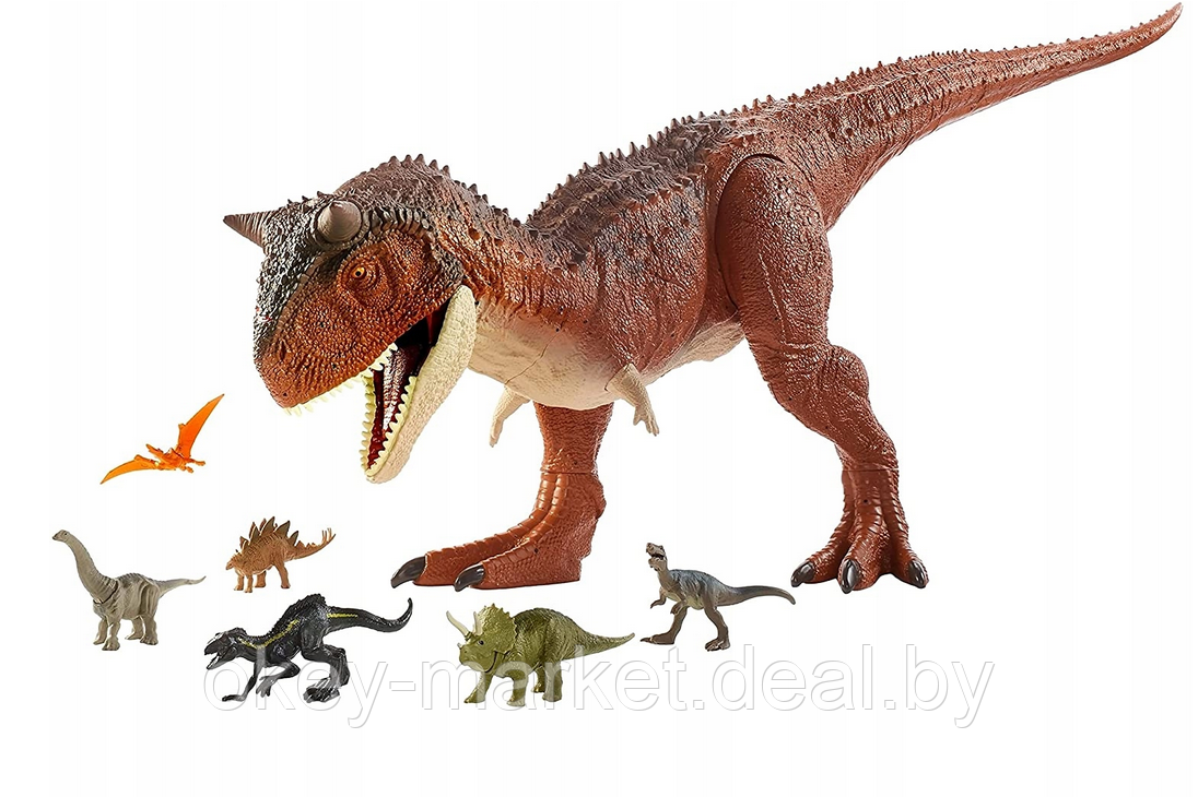 Фигурка динозавра Mattel Jurassic World Гигантский Карнотавр Торо, HBY86 - фото 3 - id-p181226102