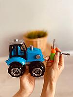 Синий Трактор игрушка конструктор, фото 1