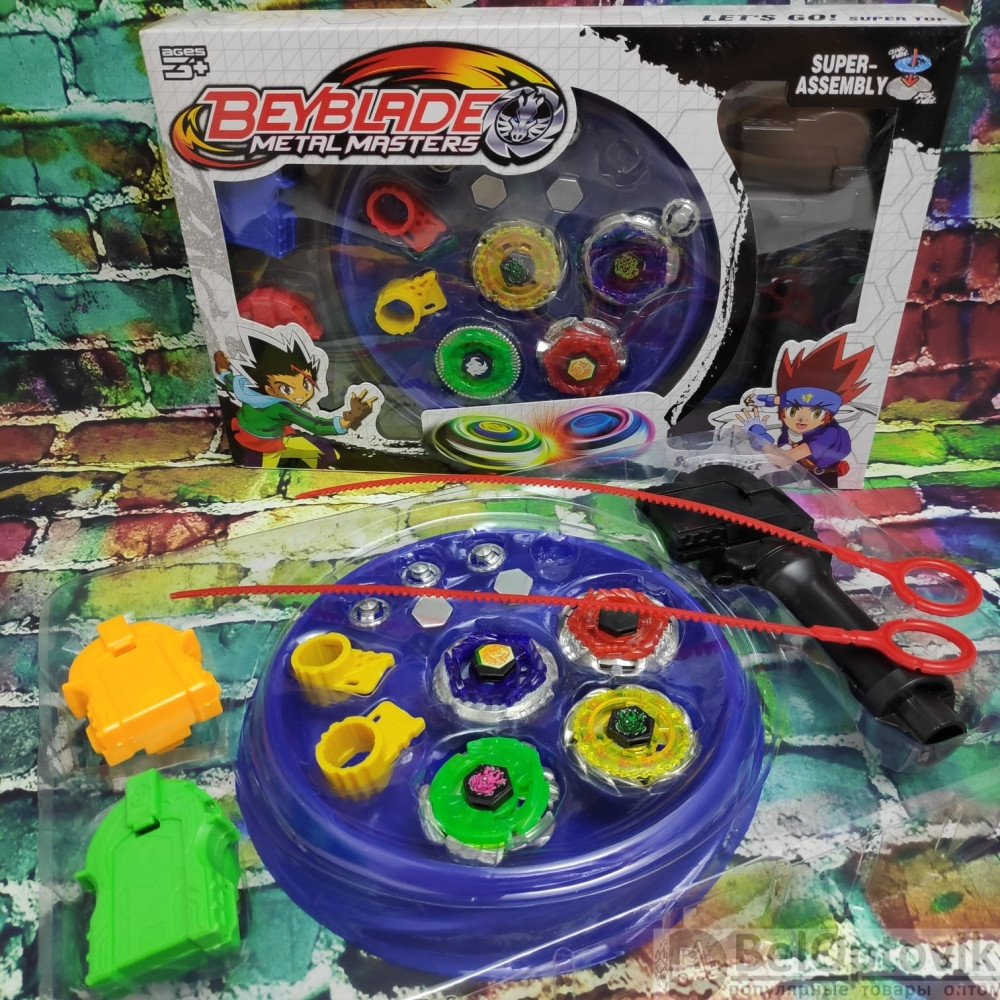 Набор волчков Бейблэйд Beyblade (4 шт + Арена)