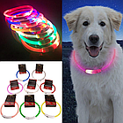 Светящийся ошейник для собак (3 режима, зарядка USB), фото 3