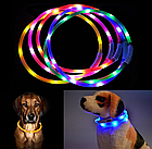 Светящийся ошейник для собак (3 режима, зарядка USB), фото 4