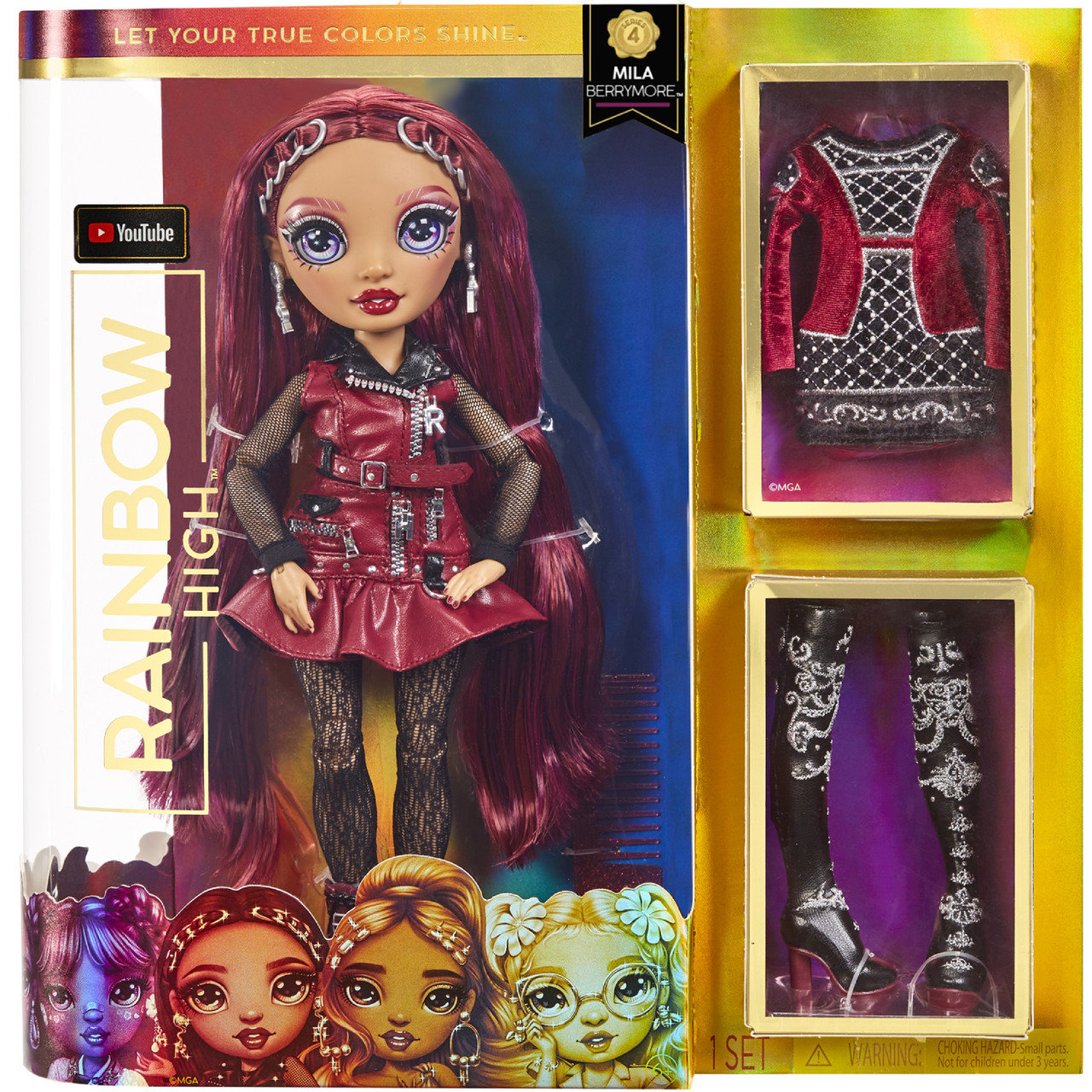 MGA Entertainment Кукла Rainbow High Мила Бэрримор 4 серия Рейнбоу Хай 578291 - фото 4 - id-p181227695