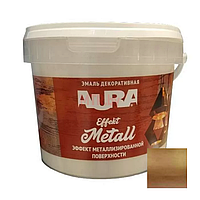 Эмаль акриловая Aura Effect Metall бронза 0,25 кг