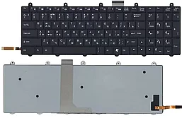 Клавиатура для ноутбука Clevo P170EM, черная с подсветкой