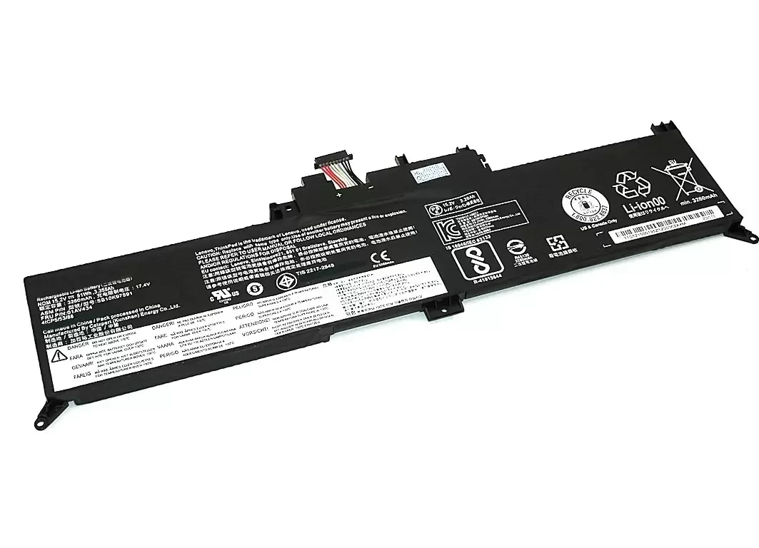 Аккумулятор (батарея) для ноутбука Lenovo ThinkPad Yoga 370 (01AV433) 15,28V