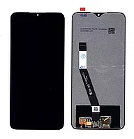Дисплей (экран в сборе) для телефона Xiaomi Redmi 9, черный