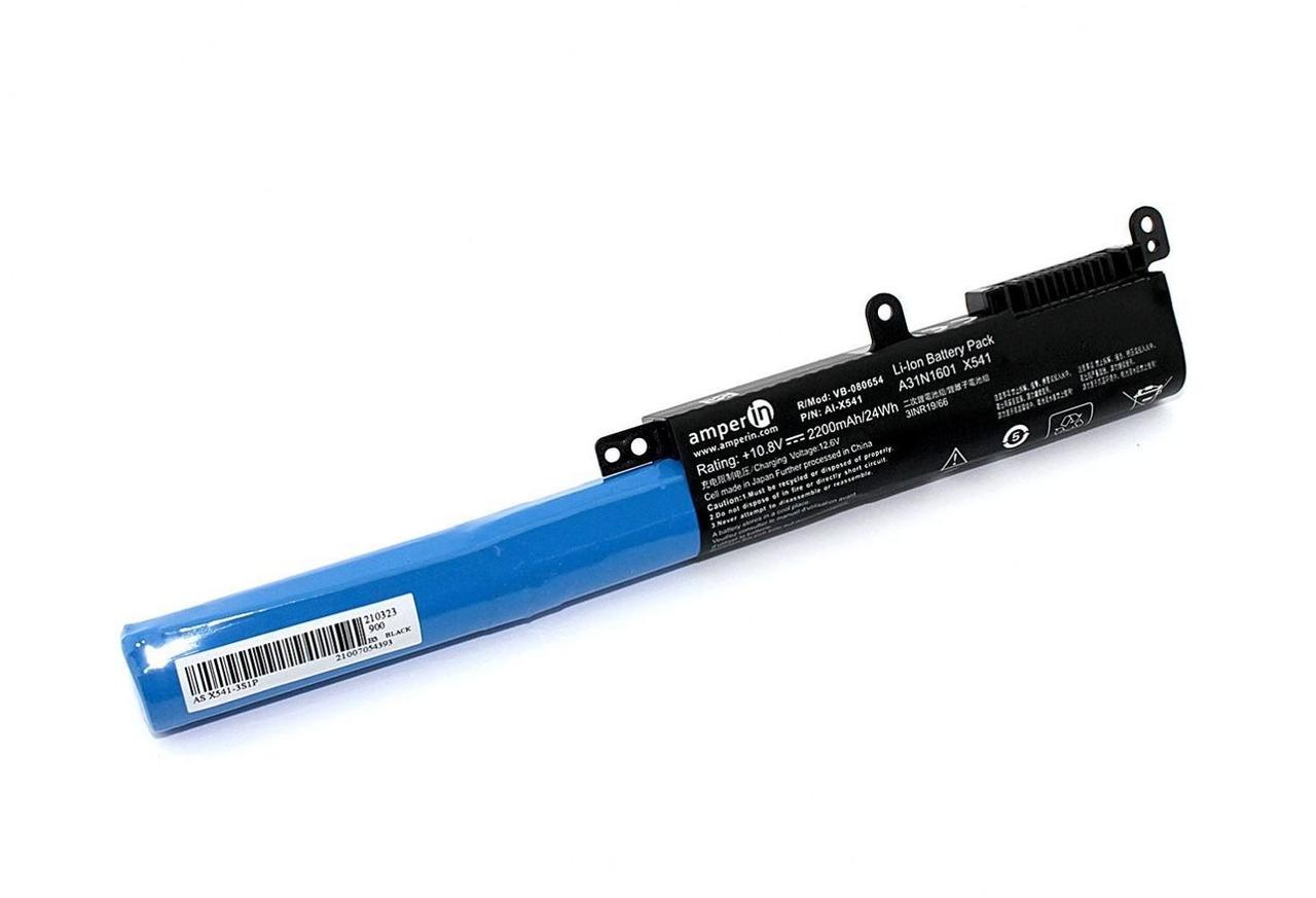 Аккумулятор (батарея) Amperin AI-X541 для ноутбука Asus X541UA (X541-3S1P), 10.8В, 2200мАч