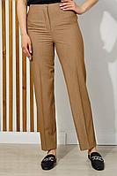 Женские осенние коричневые деловые большого размера брюки Femme & Devur 942 2.31F(164) 62р.