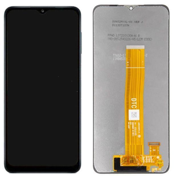 Дисплей для Samsung Galaxy A12 (A125F) + тачскрин, черный (100% LCD)