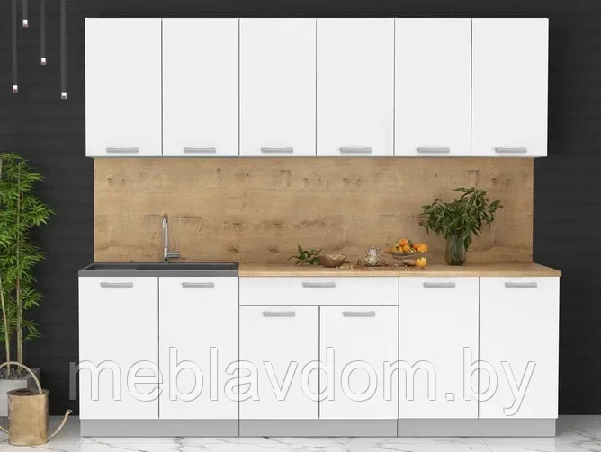 Готовая кухня Мила Лайт Эконом 2,5 м.