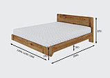 Кровать "ПИАСТР"  180×200 массив дуба, фото 3