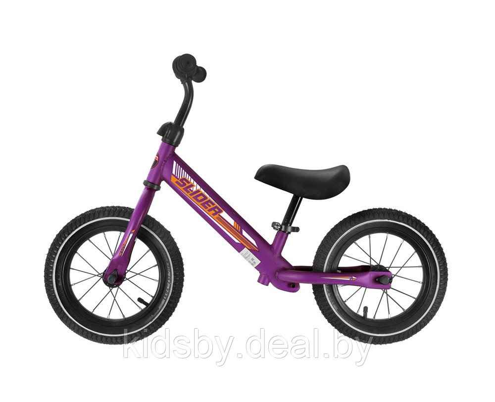 Беговел Slider DJA105V (фиолетовый) жидкостная покраска, надувные колеса 12, стальная рама - фото 2 - id-p181334142
