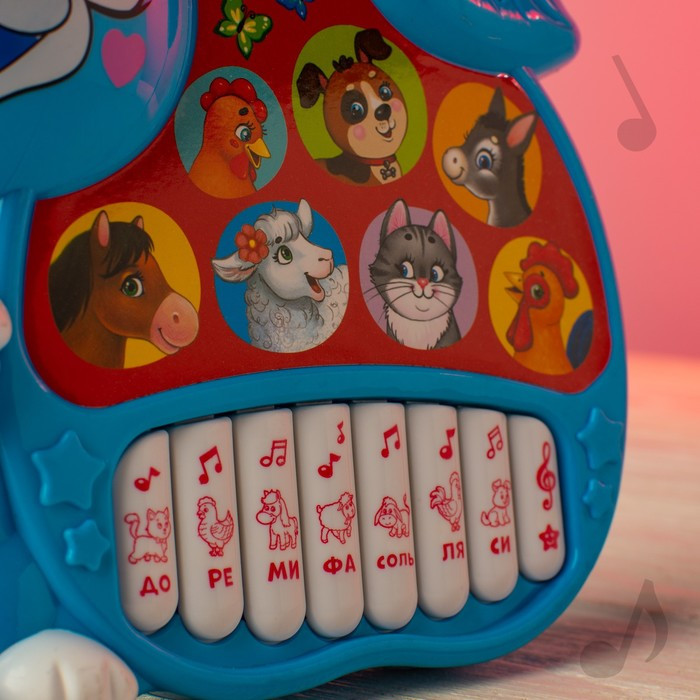 Музыкальная игрушка-пианино «Любимый дружочек», ионика, 4 режима игры, работает от батареек - фото 8 - id-p181339323