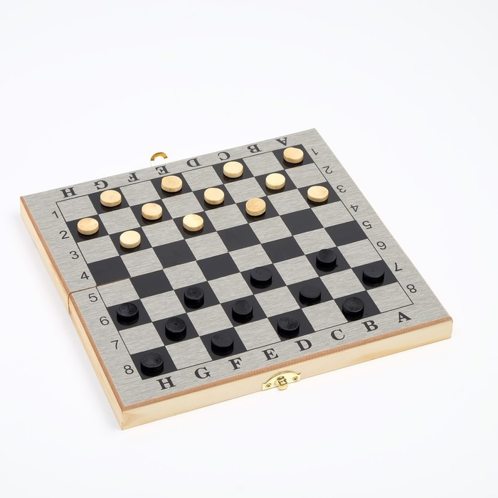 Настольная игра 3 в 1 "Шелест": нарды, шахматы, шашки, 24 х 24 см - фото 7 - id-p181340147