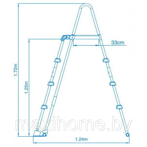 Лестница для бассейнов Intex 28073 (28076) - фото 3 - id-p181344468