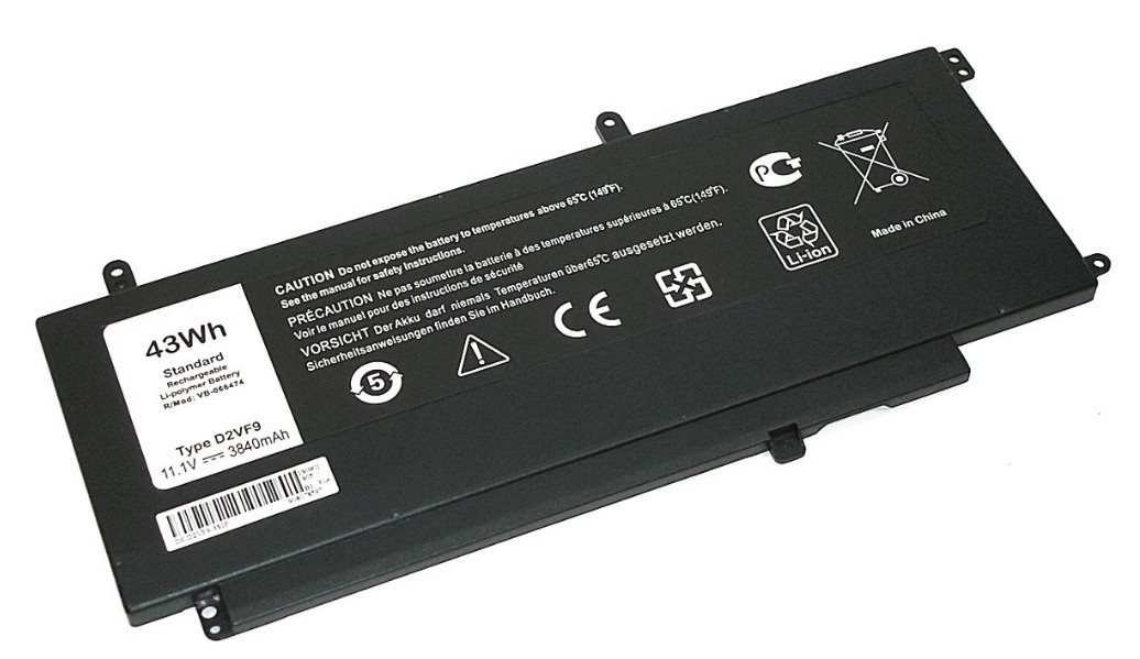 Аккумулятор (батарея) для ноутбука Dell Inspiron 15 7547 (D2VF9) 11.1V 43Wh