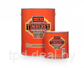 Натуральное масло для деревянных поверхностей Timberx Wood Finishing Oil, банка 1л, цвет Традиционный орех