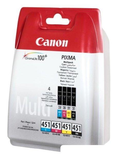 Картридж Canon CLI-451 Multipack C/M/Y/BK [6524B004]
