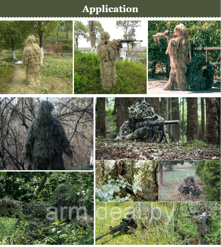 Костюм маскировочный 3D Ghillie - фото 4 - id-p153593576