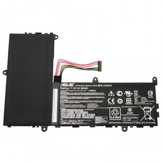 Аккумулятор (батарея) для ноутбука Asus Eeebook X205TA (C21N1414) 7.6V 4800mAh
