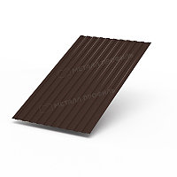 Профилированный лист С-8х1150-A (VikingMP_Д-01-8017-0,45) RAL 8017/8017 Коричневый шоколад двухсторонний