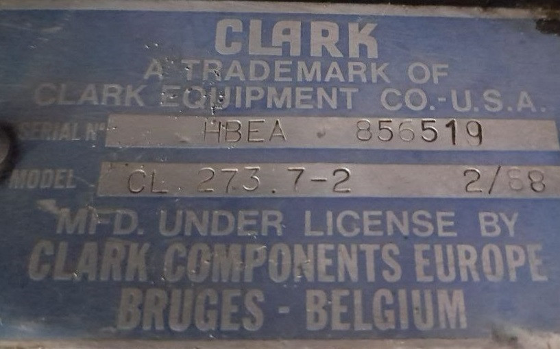Запасные части к коробке передач Clark CL 273