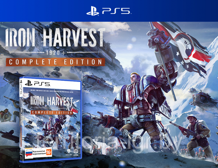 Игровой Диск PS5: Iron Harvest Complete Edition (Полностью на русском языке) - фото 1 - id-p181384761