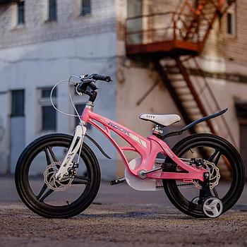Детский велосипед Rook CITY 16 розовый