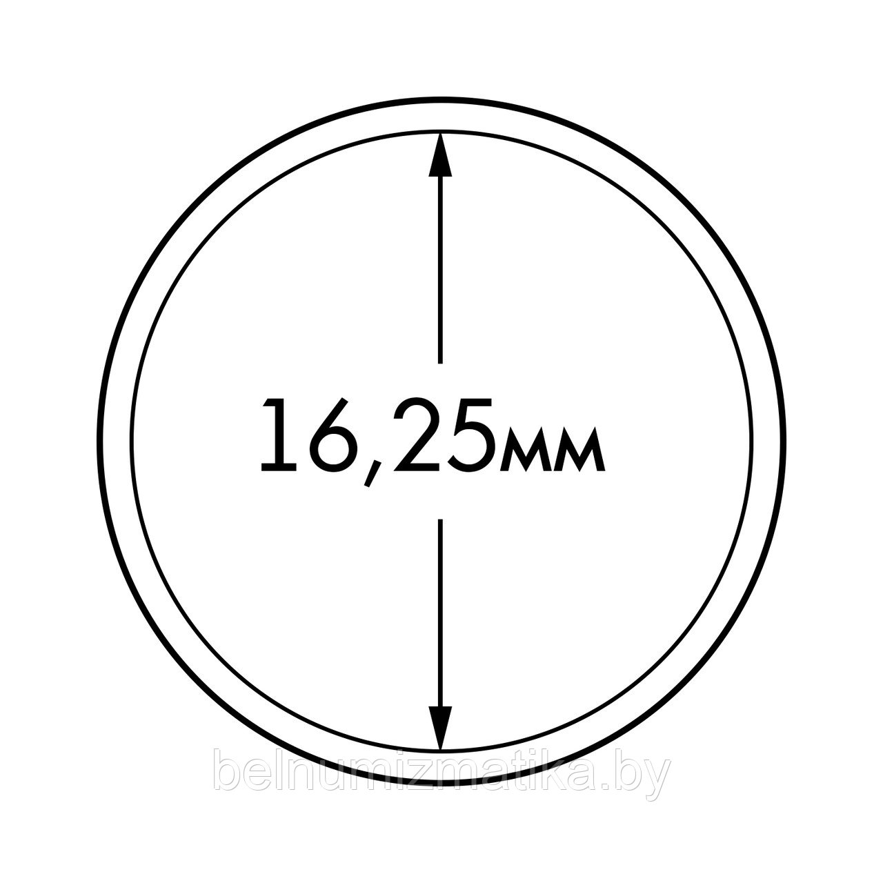 Капсула "ULTRA Perfect Fit" для монет 1 евроцент Ø 16,25 мм, LEUCHTTURM, 365285