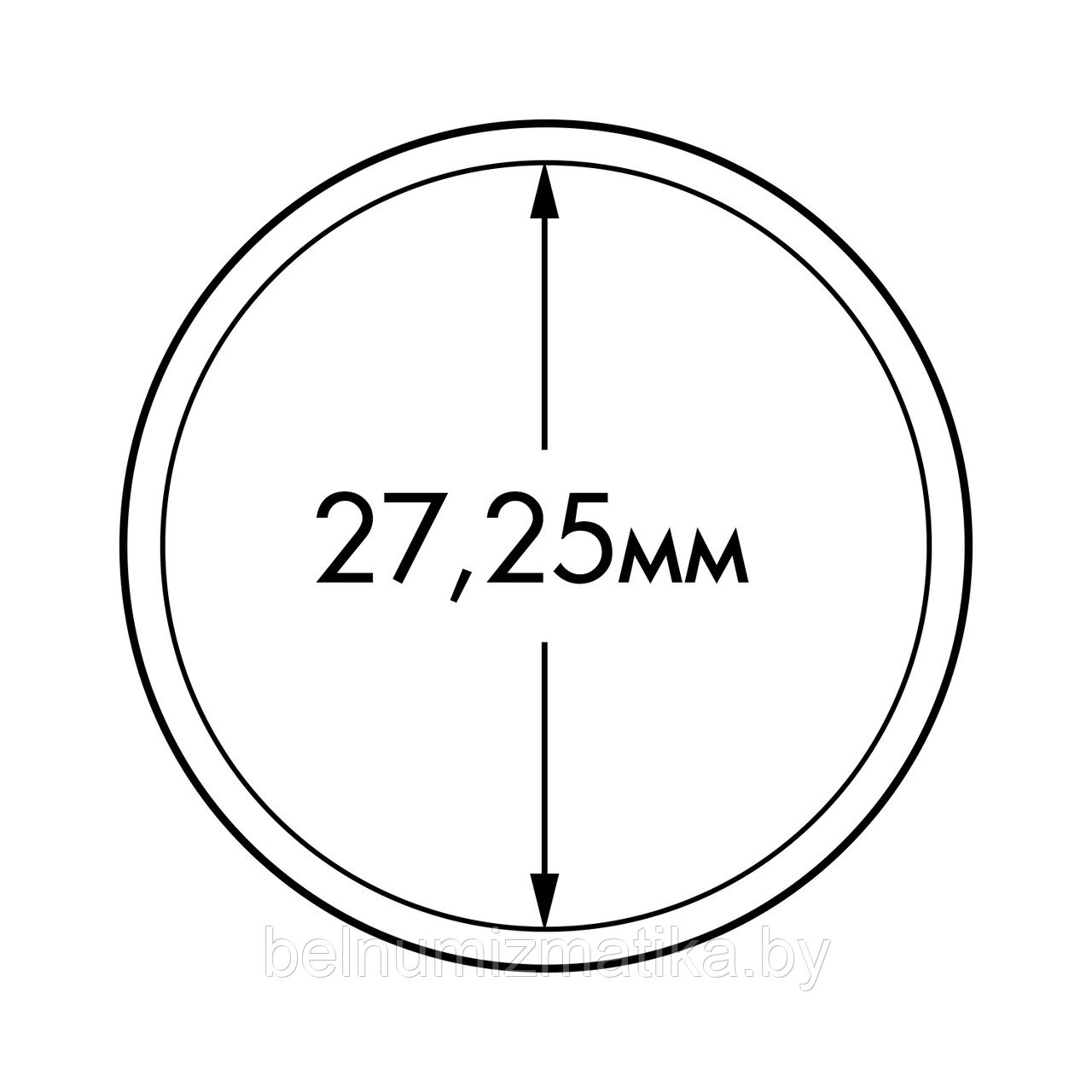 Капсула "ULTRA Perfect Fit" для монет 5 евро Германия Ø 27,25 мм, LEUCHTTURM, 365293